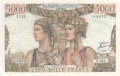 France 2 5000 Francs, 1. 2.1951